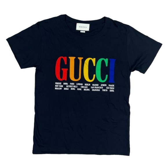 Gucci Tops - 🖤Gucci🖤Rainbow Cities Short Sleeve T-Shirt